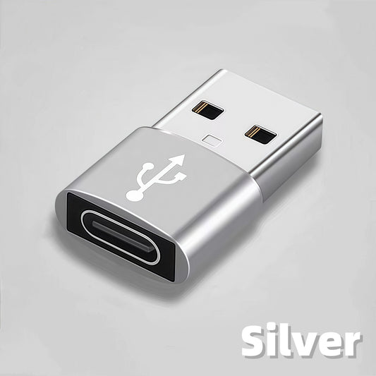 Male USB a to USB C Adapter, Fast Charger OTG Convertor for Iphone 16 15 Samsung