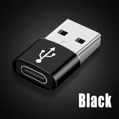 Male USB a to USB C Adapter, Fast Charger OTG Convertor for Iphone 16 15 Samsung