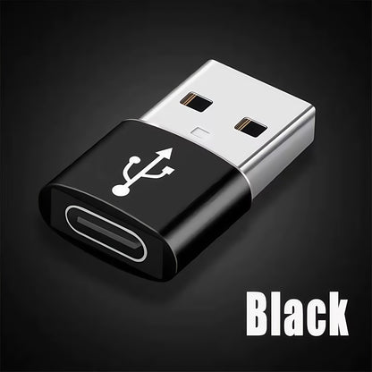 Male USB a to USB C Adapter, Fast Charger OTG Convertor for Iphone 16 15 Samsung
