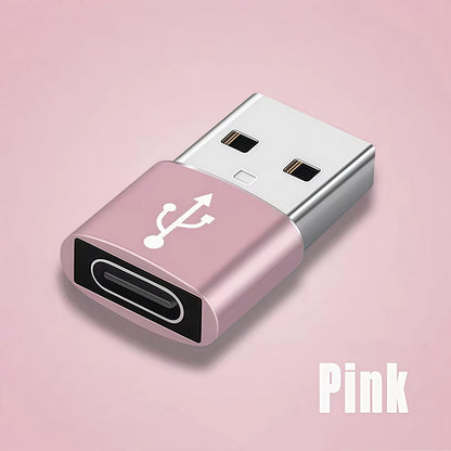 Male USB a to USB C Adapter, Fast Charger OTG Convertor for Iphone 16 15 Samsung